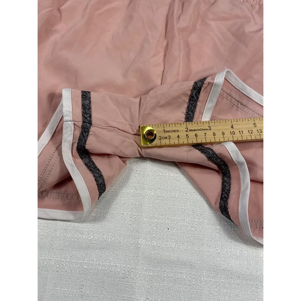 New With Tags Adrienne Vittadini Sport Womens‎ Pink Athletic Running Shorts New